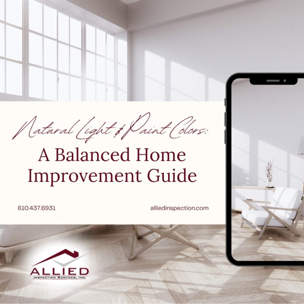 Cellphone with white themed living room background